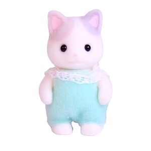 Calico Critters Sylvanian Families Latte‎ Cat Baby - Miniature Animal Doll